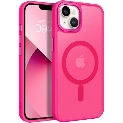 Funda Magnética para iPhone 13 y iPhone 14 - Rosa (Magsafe)