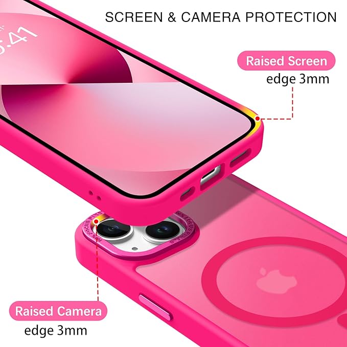 Funda Magnética para iPhone 13 y iPhone 14 - Rosa (Magsafe) - Imagen 2